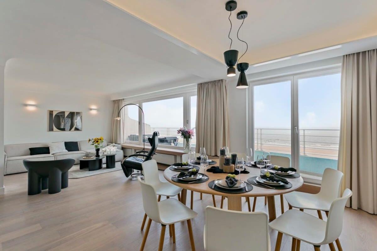 Huswell - Panoramic Seaview Apartment In 'T Zoute 크노케-하이스트 외부 사진